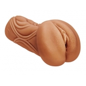 Кофейный мастурбатор-вагина Dumpling - Lola Games - в Сергиевом Посаде купить с доставкой
