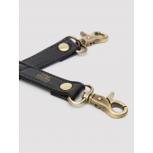 Черный фиксатор для манжет Bound to You Faux Leather Hogtie - Fifty Shades of Grey - купить с доставкой в Сергиевом Посаде
