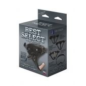 Пояс HARNESS BEST SELECT с вагинальной пробкой - LOVETOY (А-Полимер) - купить с доставкой в Сергиевом Посаде