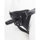 Черный пояс для насадок CLASS STRAP Restyling - LOVETOY (А-Полимер) - купить с доставкой в Сергиевом Посаде