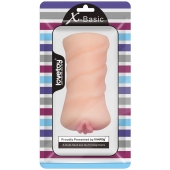 Телесный мастурбатор-вагина X-Basic Pocket Pussy без вибрации - Lovetoy - в Сергиевом Посаде купить с доставкой