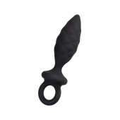 Черная анальная пробка Strob M - 13,5 см. - Erotist Adult Toys