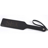 Черная гладкая шлепалка SEX - 35 см. - Sitabella - купить с доставкой в Сергиевом Посаде