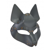 Серая маска Wolf с клепками - Sitabella - купить с доставкой в Сергиевом Посаде