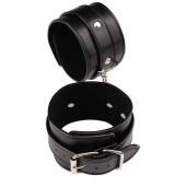 Черные оковы Classic Ankle Cuffs - Chisa - купить с доставкой в Сергиевом Посаде