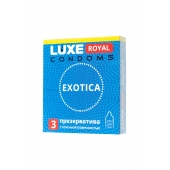 Текстурированные презервативы LUXE Royal Exotica - 3 шт. - Luxe - купить с доставкой в Сергиевом Посаде