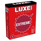 Текстурированные презервативы LUXE Royal Extreme - 3 шт. - Luxe - купить с доставкой в Сергиевом Посаде
