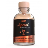 Массажный гель с согревающим эффектом Aperol - 30 мл. - INTT - купить с доставкой в Сергиевом Посаде