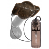 Дымчатый вибростимулятор головки пениса Dual Vibrating Head Teaser - Pipedream - в Сергиевом Посаде купить с доставкой