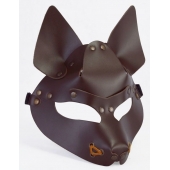 Коричневая маска Wolf - Sitabella - купить с доставкой в Сергиевом Посаде