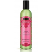 Массажное масло Naturals Strawberry Dreams с ароматом клубники - 236 мл. - Kama Sutra - купить с доставкой в Сергиевом Посаде