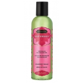 Массажное масло Naturals Strawberry Dreams с ароматом клубники - 59 мл. - Kama Sutra - купить с доставкой в Сергиевом Посаде