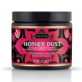 Пудра для тела Honey Dust Body Powder с ароматом клубники - 170 гр. - Kama Sutra - купить с доставкой в Сергиевом Посаде