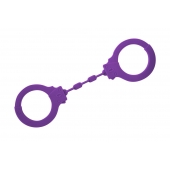 Фиолетовые силиконовые поножи Limitation - Lola Games - купить с доставкой в Сергиевом Посаде
