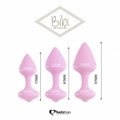 Набор из 3 нежно-розовых анальных пробок Bibi Butt Plug Set - FeelzToys