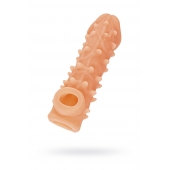 Телесная закрытая насадка с пупырышками Cock Sleeve Size M - 15,6 см. - KOKOS - в Сергиевом Посаде купить с доставкой