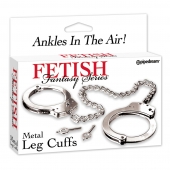 Металлические наручники Metal Leg Cuffs - Pipedream - купить с доставкой в Сергиевом Посаде