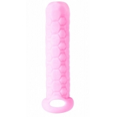 Розовый фаллоудлинитель Homme Long - 13,5 см. - Lola Games - в Сергиевом Посаде купить с доставкой