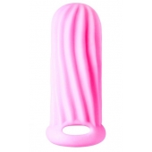 Розовый фаллоудлинитель Homme Wide - 11 см. - Lola Games - в Сергиевом Посаде купить с доставкой