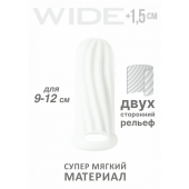 Белый фаллоудлинитель Homme Wide - 11 см. - Lola Games - в Сергиевом Посаде купить с доставкой