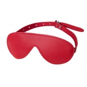 Красная маска Anonymo из искусственной кожи - ToyFa - купить с доставкой в Сергиевом Посаде