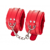 Красные оковы Anonymo из искусственной кожи - ToyFa - купить с доставкой в Сергиевом Посаде