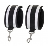 Серебристо-черные оковы Anonymo - ToyFa - купить с доставкой в Сергиевом Посаде