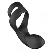 Черное эрекционное кольцо Benedict для стимуляции промежности - Svakom - в Сергиевом Посаде купить с доставкой