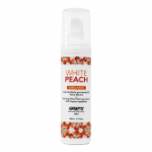 Разогревающее массажное масло Gourmet White Peach Organic с органическими ингредиентами - 50 мл. - Exsens - купить с доставкой в Сергиевом Посаде