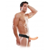 Полый страпон 8  Hollow Strap-On телесного цвета - 19 см. - Pipedream - купить с доставкой в Сергиевом Посаде