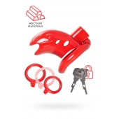 Красный мужской пояс верности из пластика - ToyFa - купить с доставкой в Сергиевом Посаде