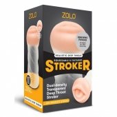 Мастурбатор-ротик ZOLO DEEP THROAT - Zolo - в Сергиевом Посаде купить с доставкой