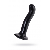 Черный стимулятор для пар P G-Spot Dildo Size L - 19 см. - Strap-on-me - в Сергиевом Посаде купить с доставкой