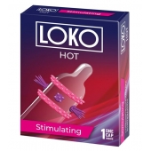 Стимулирующая насадка на пенис LOKO HOT с возбуждающим эффектом - Sitabella - в Сергиевом Посаде купить с доставкой