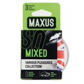 Презервативы в пластиковом кейсе MAXUS AIR Mixed - 3 шт. - Maxus - купить с доставкой в Сергиевом Посаде