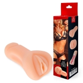 Телесный реалистичный мастурбатор в виде вагины - Bior toys - в Сергиевом Посаде купить с доставкой