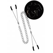 Регулируемые зажимы для сосков Sweet Caress Nipple Chain - Sweet Caress - купить с доставкой в Сергиевом Посаде