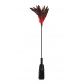 Стек-щекоталка Sweet Caress Feather Whip - 58 см. - Sweet Caress - купить с доставкой в Сергиевом Посаде