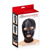 Маска-шлем с прорезями для глаз и рта - Fetish Tentation - купить с доставкой в Сергиевом Посаде