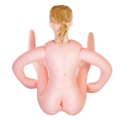 Надувная секс-кукла с реалистичной головой и поднятыми ножками - ToyFa - в Сергиевом Посаде купить с доставкой