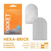 Карманный мастурбатор HEXA-BRICK - Tenga - в Сергиевом Посаде купить с доставкой