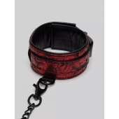 Красно-черные оковы Reversible Faux Leather Ankle Cuffs - Fifty Shades of Grey - купить с доставкой в Сергиевом Посаде