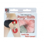Металлические наручники с розовой меховой опушкой METAL HANDCUFF WITH PLUSH PINK - Dream Toys - купить с доставкой в Сергиевом Посаде