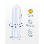 Презервативы MY.SIZE размер 53 - 3 шт. - My.Size - купить с доставкой в Сергиевом Посаде