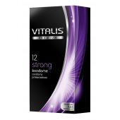 Презервативы с утолщённой стенкой VITALIS PREMIUM strong - 12 шт. - Vitalis - купить с доставкой в Сергиевом Посаде