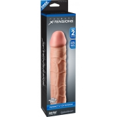 Телесная насадка Fantasy X-tensions Perfect 2  Extension - 20,3 см. - Pipedream - в Сергиевом Посаде купить с доставкой