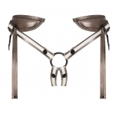 Бронзовый пояс для насадок Desirous Harness - Strap-on-me - купить с доставкой в Сергиевом Посаде