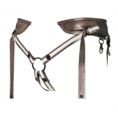 Бронзовый пояс для насадок Desirous Harness - Strap-on-me - купить с доставкой в Сергиевом Посаде