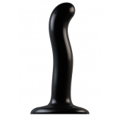 Черный фаллоимитатор-насадка Strap-On-Me P G spot Dildo size S - 16,4 см. - Strap-on-me - купить с доставкой в Сергиевом Посаде