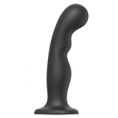 Черная насадка Strap-On-Me Dildo Plug P G size XXL - Strap-on-me - купить с доставкой в Сергиевом Посаде